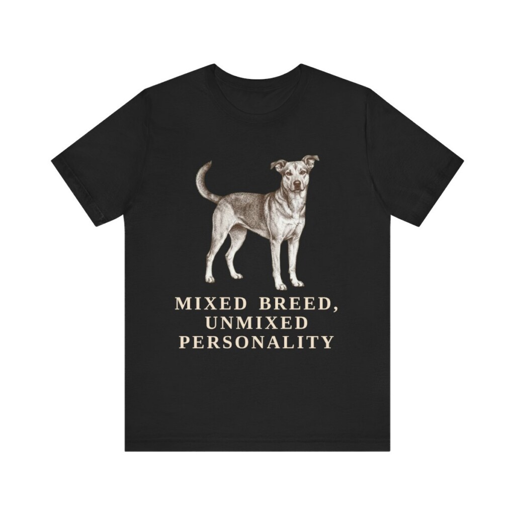 Mutt Humor Shirt, Vintage Dog Sketch Tee, Dog Humor Gift