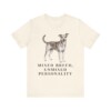 Mutt Humor Shirt, Vintage Dog Sketch Tee, Dog Humor Gift