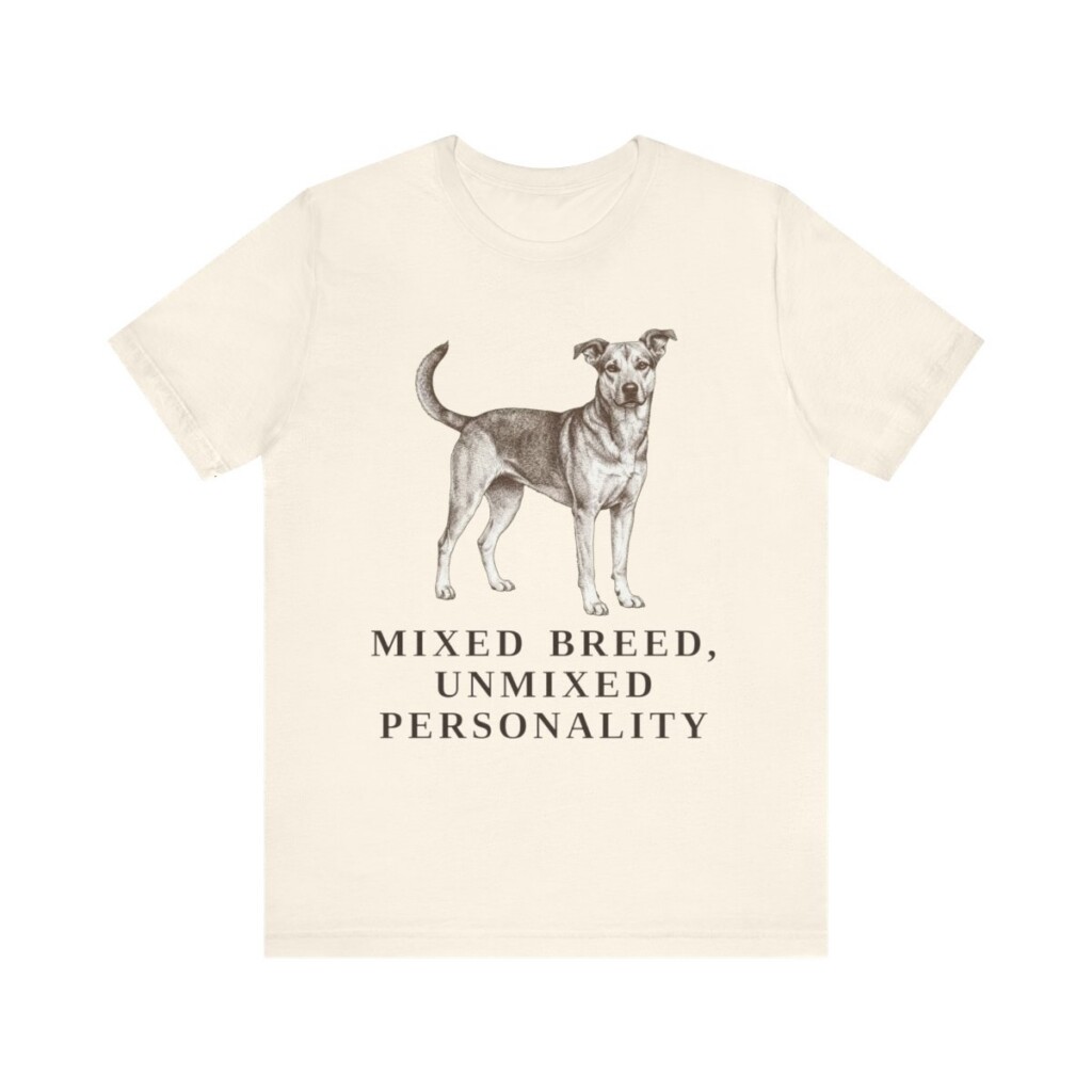 Mutt Humor Shirt, Vintage Dog Sketch Tee, Dog Humor Gift