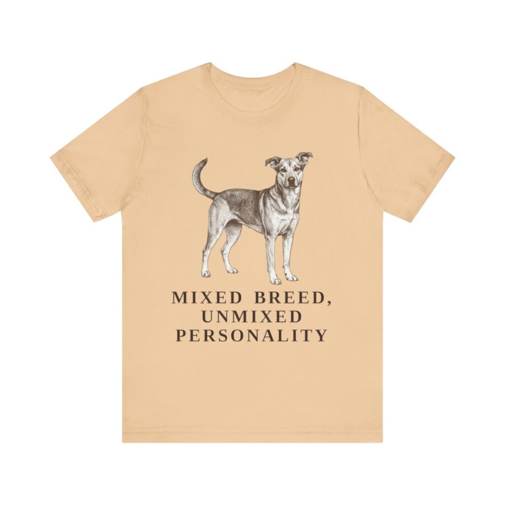 Mutt Humor Shirt, Vintage Dog Sketch Tee, Dog Humor Gift