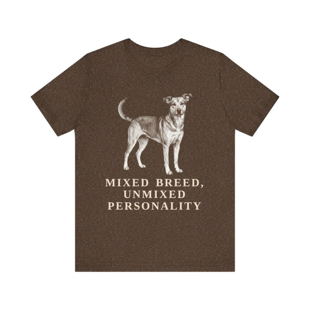 Mutt Humor Shirt, Vintage Dog Sketch Tee, Dog Humor Gift