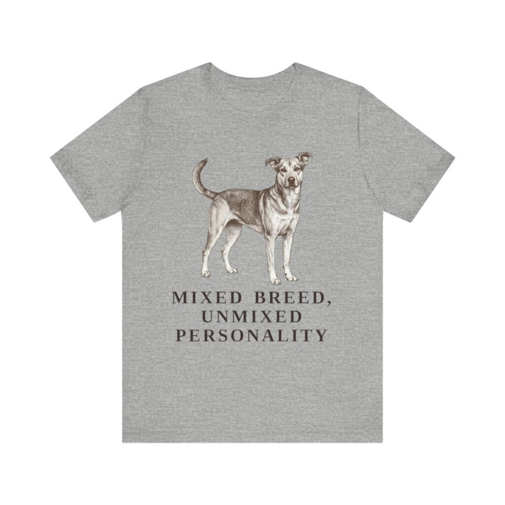 Mutt Humor Shirt, Vintage Dog Sketch Tee, Dog Humor Gift