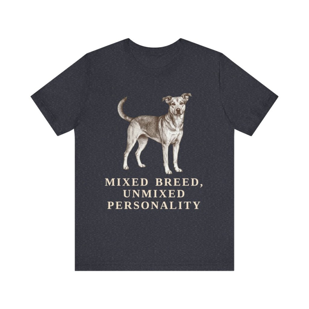 Mutt Humor Shirt, Vintage Dog Sketch Tee, Dog Humor Gift