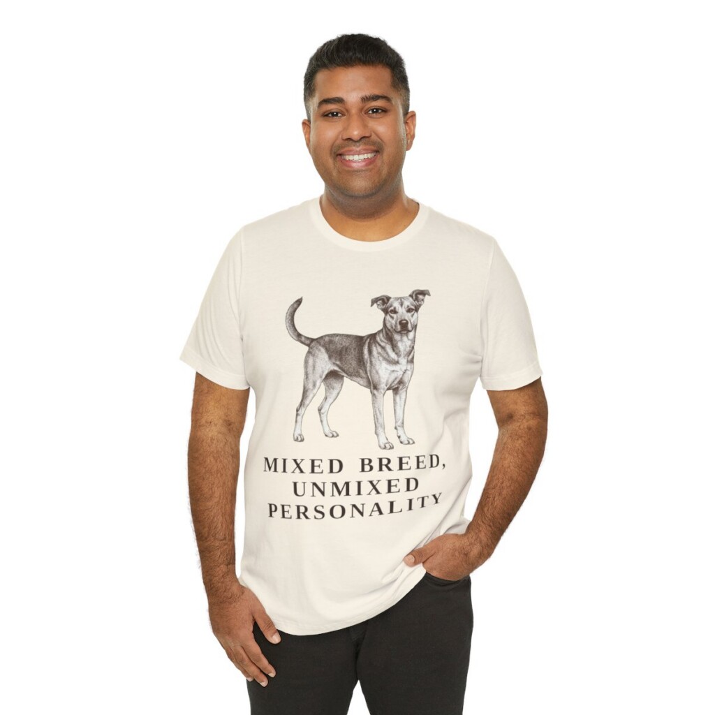 Mutt Humor Shirt, Vintage Dog Sketch Tee, Dog Humor Gift