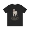 Newfoundland Dog Humor Shirt, Vintage Dog Sketch Tee, Dog Humor Gift