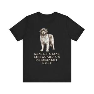 Newfoundland Dog Humor Shirt, Vintage Dog Sketch Tee, Dog Humor Gift