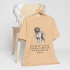 Newfoundland Dog Humor Shirt, Vintage Dog Sketch Tee, Dog Humor Gift