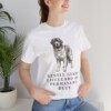 Newfoundland Dog Humor Shirt, Vintage Dog Sketch Tee, Dog Humor Gift