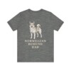 Norwegian Buhund Dad Shirt, Vintage Dog Sketch Tee, Dog Dad Gift
