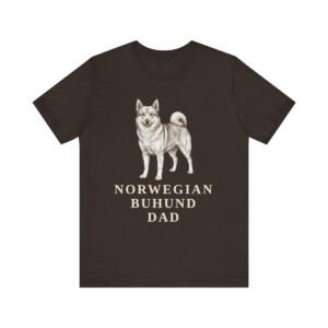 Norwegian Buhund Dad Shirt, Vintage Dog Sketch Tee, Dog Dad Gift
