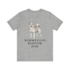 Norwegian Buhund Dad Shirt, Vintage Dog Sketch Tee, Dog Dad Gift