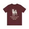 Norwegian Buhund Mom Shirt, Vintage Dog Sketch Tee, Dog Mom Gift