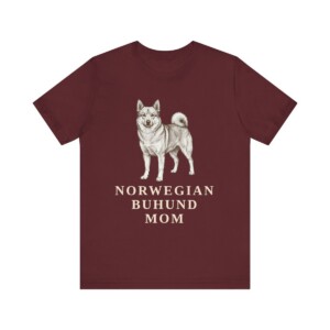 Norwegian Buhund Mom Shirt, Vintage Dog Sketch Tee, Dog Mom Gift