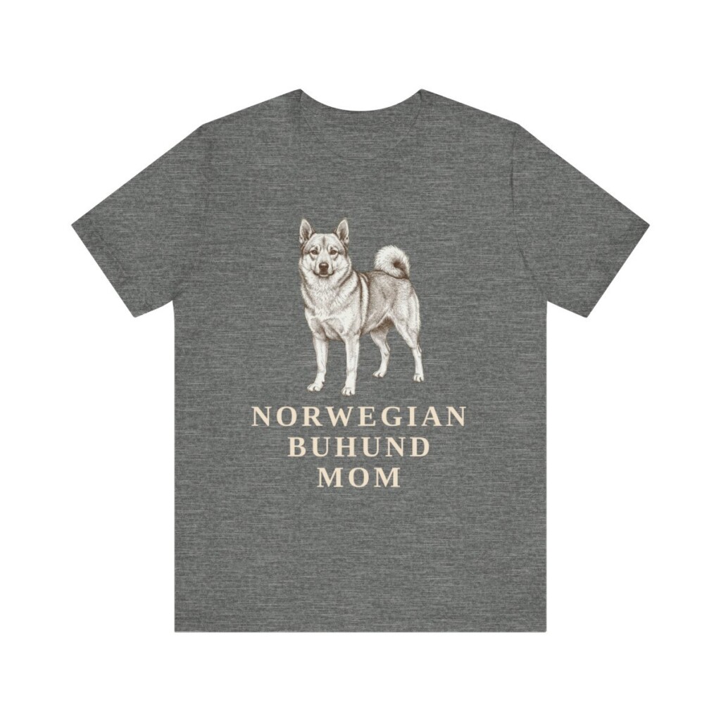 Norwegian Buhund Mom Shirt, Vintage Dog Sketch Tee, Dog Mom Gift