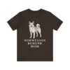 Norwegian Buhund Mom Shirt, Vintage Dog Sketch Tee, Dog Mom Gift