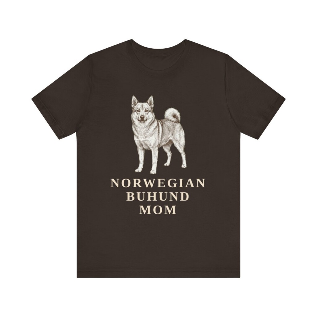 Norwegian Buhund Mom Shirt, Vintage Dog Sketch Tee, Dog Mom Gift