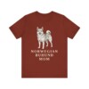 Norwegian Buhund Mom Shirt, Vintage Dog Sketch Tee, Dog Mom Gift