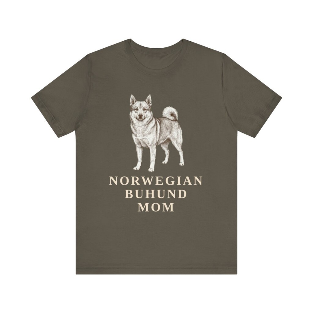 Norwegian Buhund Mom Shirt, Vintage Dog Sketch Tee, Dog Mom Gift
