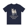 Norwegian Buhund Mom Shirt, Vintage Dog Sketch Tee, Dog Mom Gift