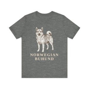 Norwegian Buhund Lover Shirt, Vintage Dog Sketch Tee, Dog Lover Gift