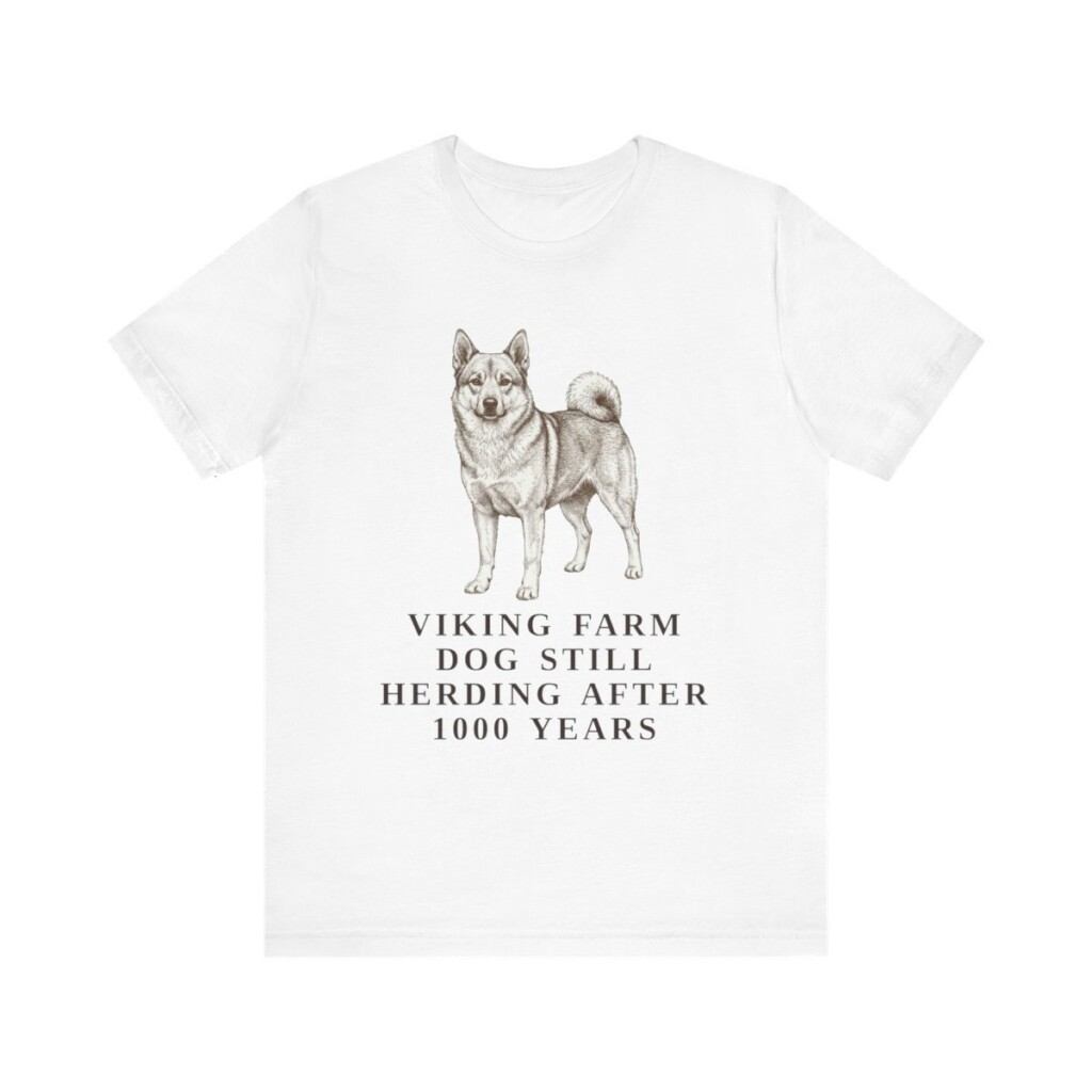 Norwegian Buhund Humor Shirt, Vintage Dog Sketch Tee, Dog Humor Gift