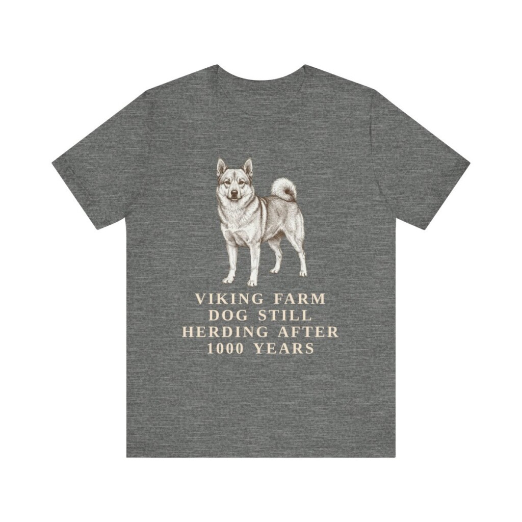 Norwegian Buhund Humor Shirt, Vintage Dog Sketch Tee, Dog Humor Gift