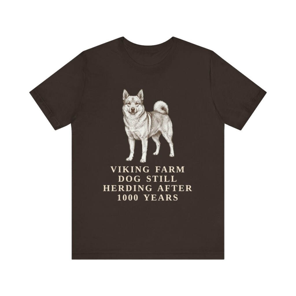 Norwegian Buhund Humor Shirt, Vintage Dog Sketch Tee, Dog Humor Gift