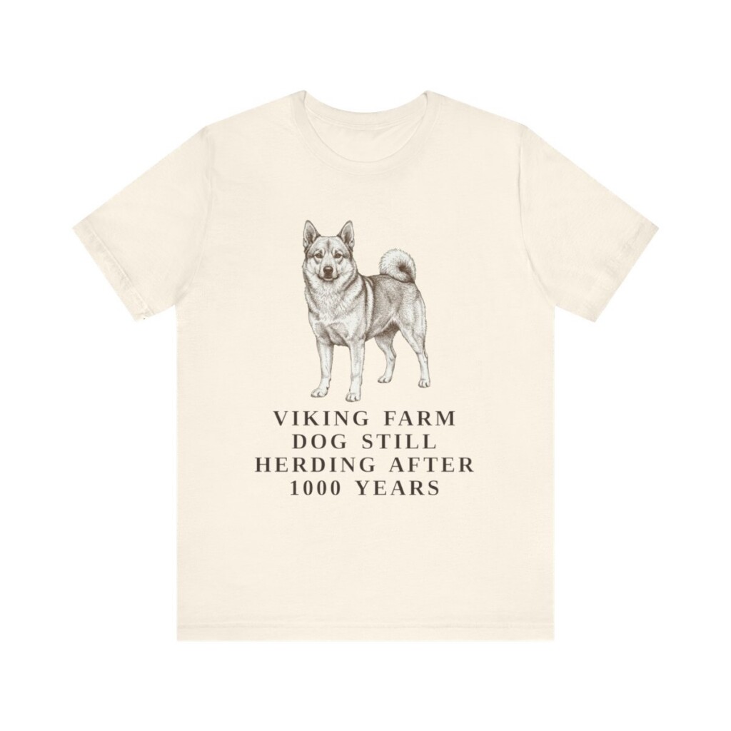 Norwegian Buhund Humor Shirt, Vintage Dog Sketch Tee, Dog Humor Gift