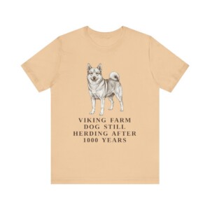 Norwegian Buhund Humor Shirt, Vintage Dog Sketch Tee, Dog Humor Gift