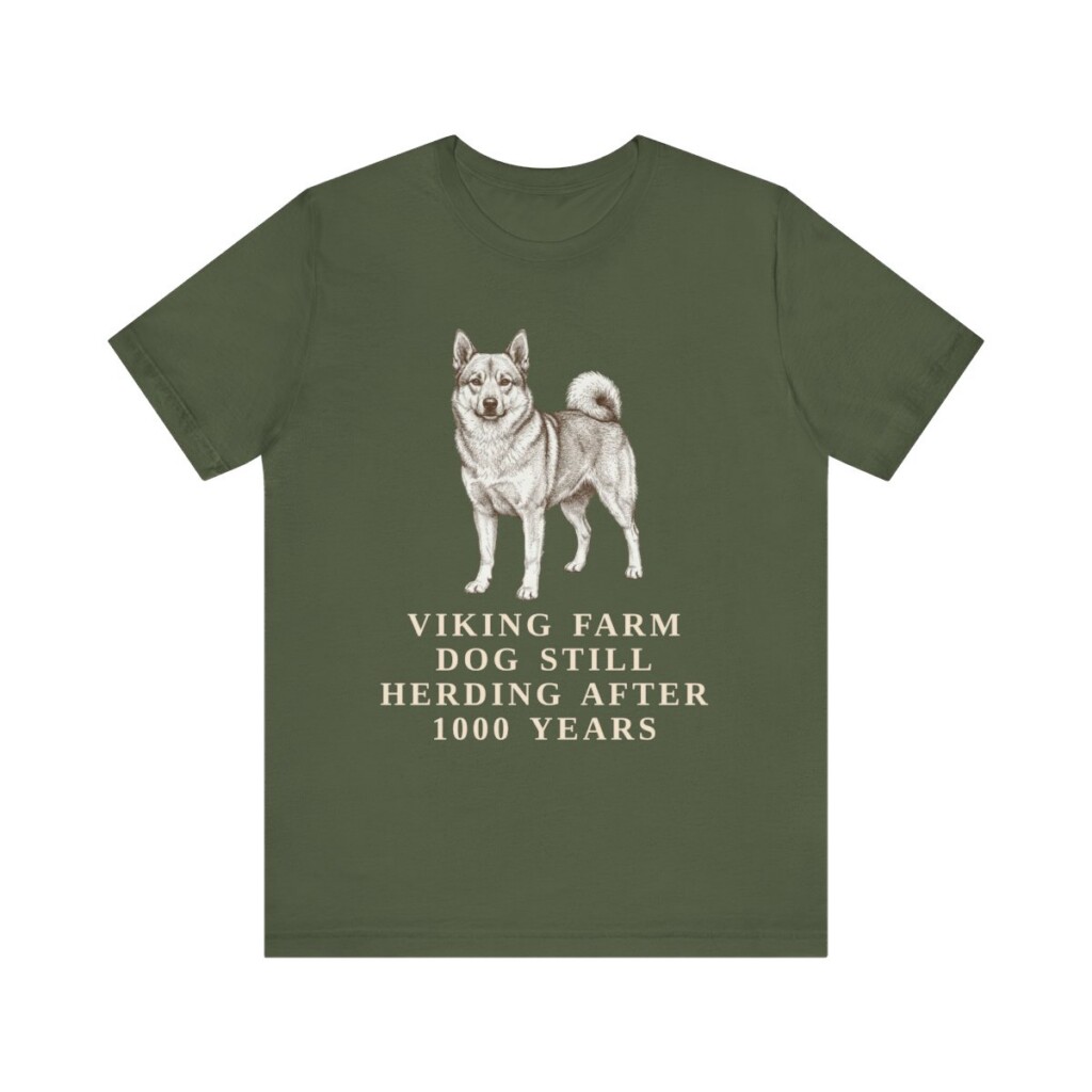 Norwegian Buhund Humor Shirt, Vintage Dog Sketch Tee, Dog Humor Gift