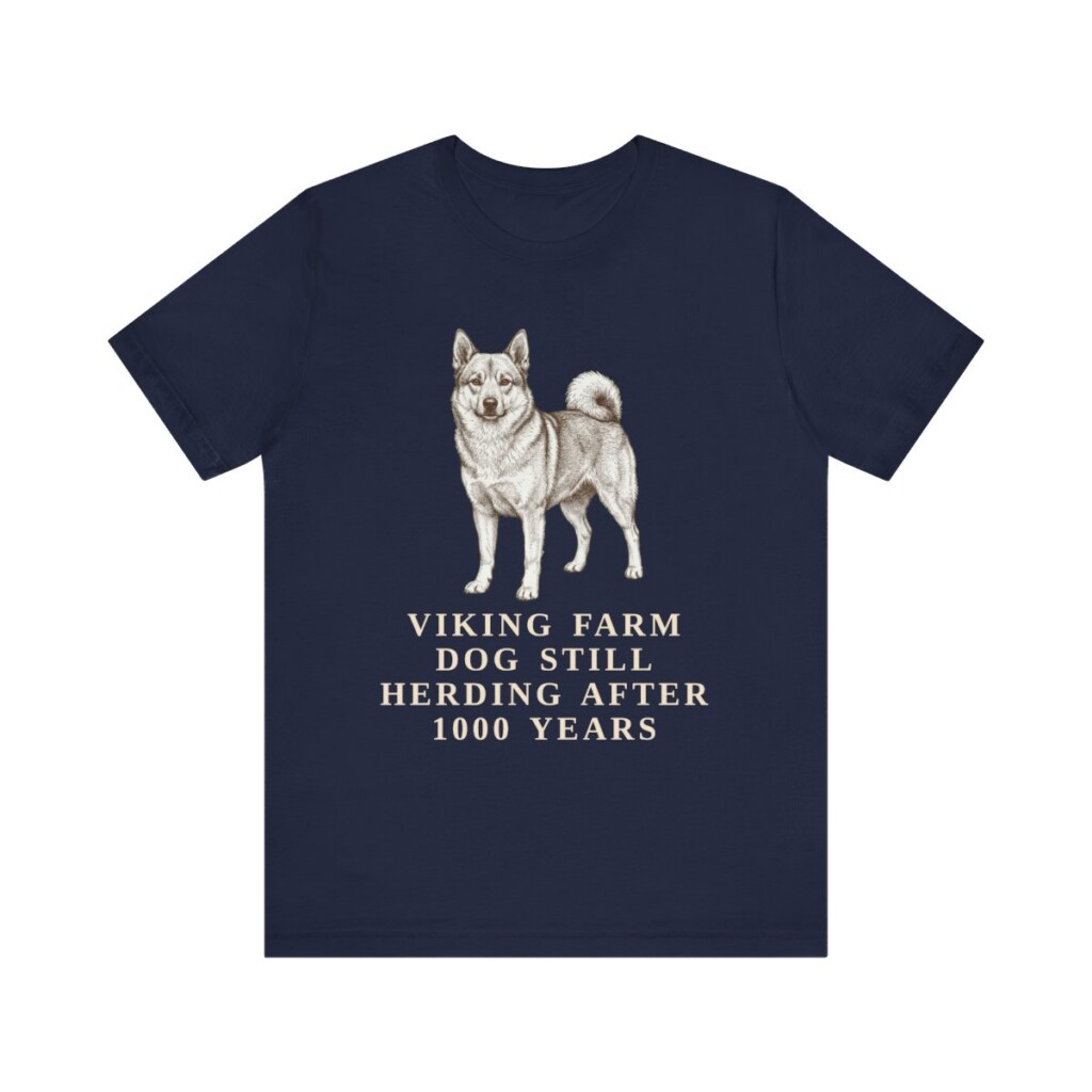 Norwegian Buhund Humor Shirt, Vintage Dog Sketch Tee, Dog Humor Gift