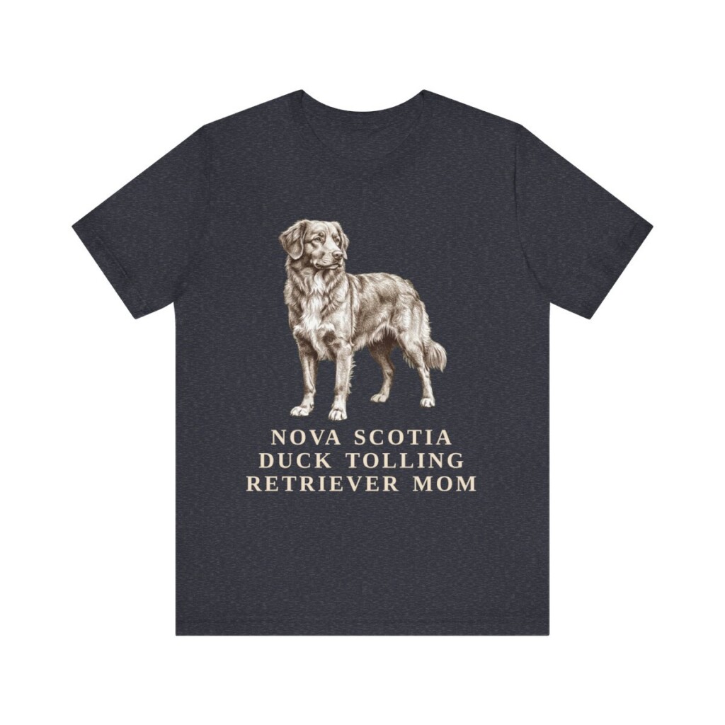 Nova Scotia Duck Tolling Retriever Mom Shirt, Vintage Dog Sketch Tee, Dog Mom Gift