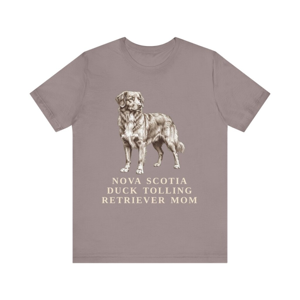 Nova Scotia Duck Tolling Retriever Mom Shirt, Vintage Dog Sketch Tee, Dog Mom Gift