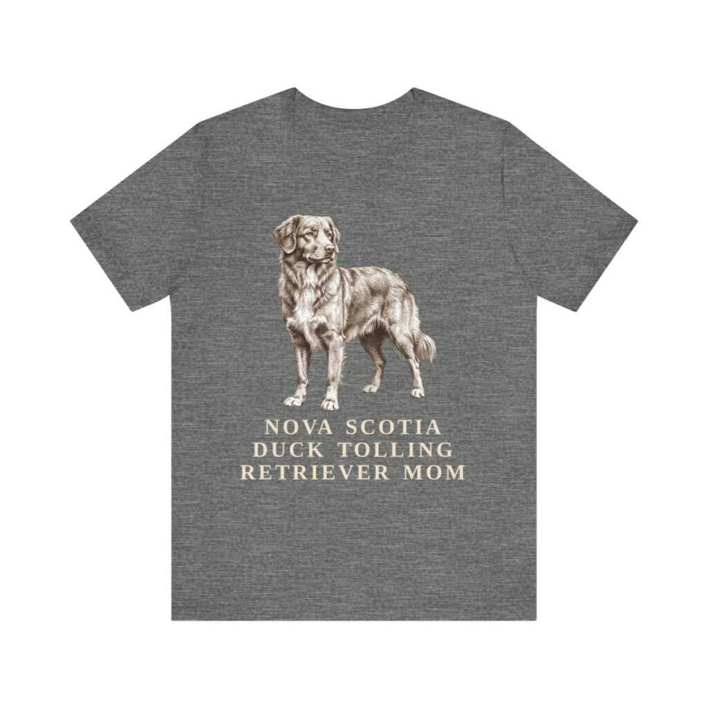 Nova Scotia Duck Tolling Retriever Mom Shirt, Vintage Dog Sketch Tee, Dog Mom Gift