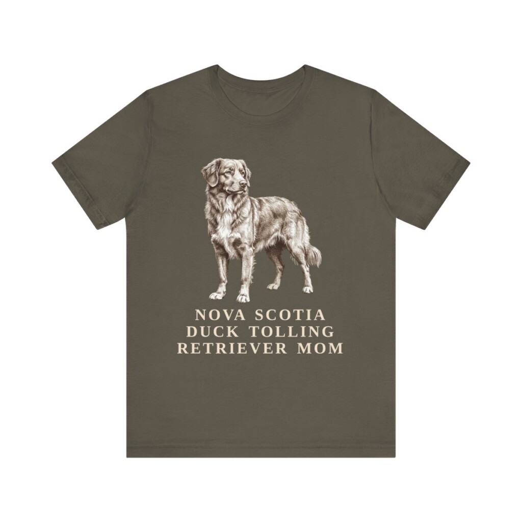 Nova Scotia Duck Tolling Retriever Mom Shirt, Vintage Dog Sketch Tee, Dog Mom Gift