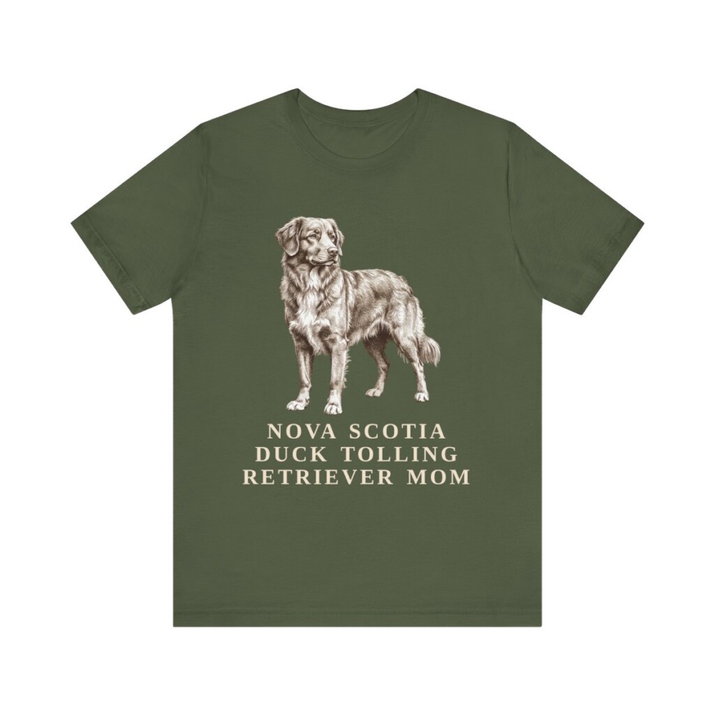 Nova Scotia Duck Tolling Retriever Mom Shirt, Vintage Dog Sketch Tee, Dog Mom Gift
