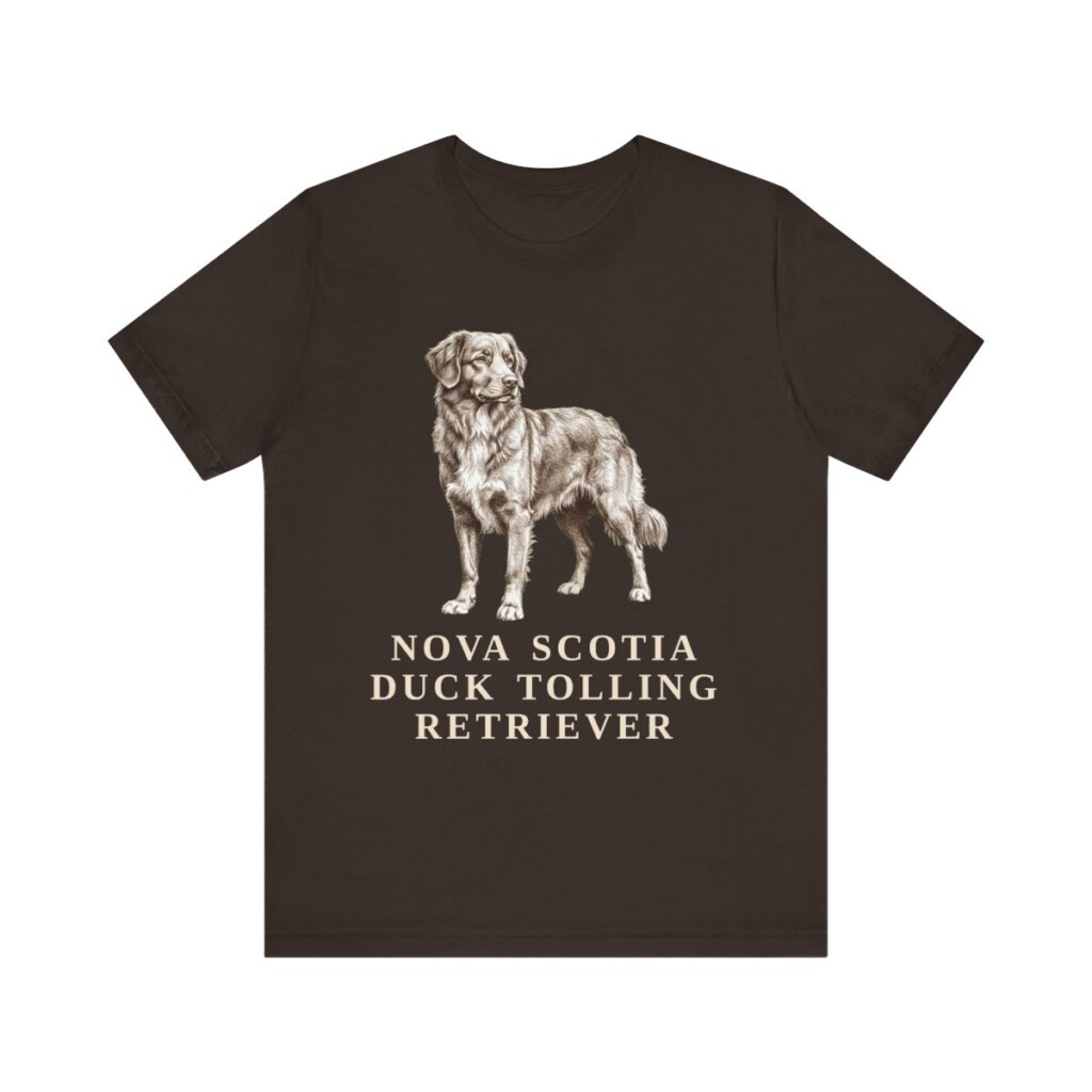 Nova Scotia Duck Tolling Retriever Lover Shirt, Vintage Dog Sketch Tee, Dog Lover Gift