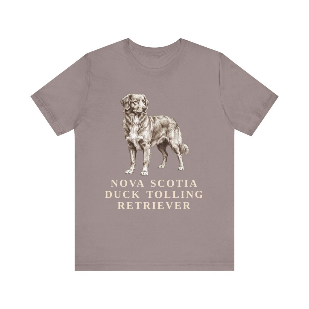 Nova Scotia Duck Tolling Retriever Lover Shirt, Vintage Dog Sketch Tee, Dog Lover Gift