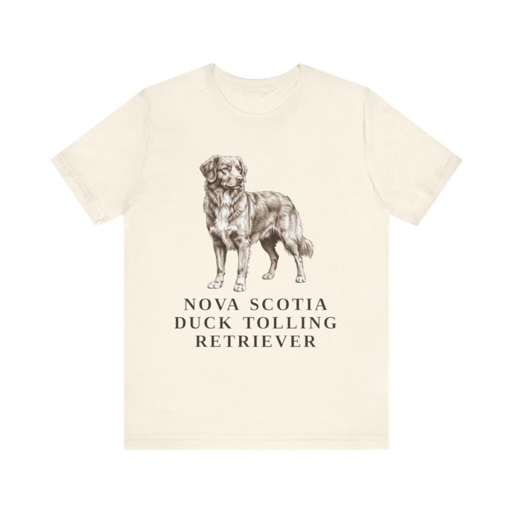 Nova Scotia Duck Tolling Retriever Lover Shirt, Vintage Dog Sketch Tee, Dog Lover Gift