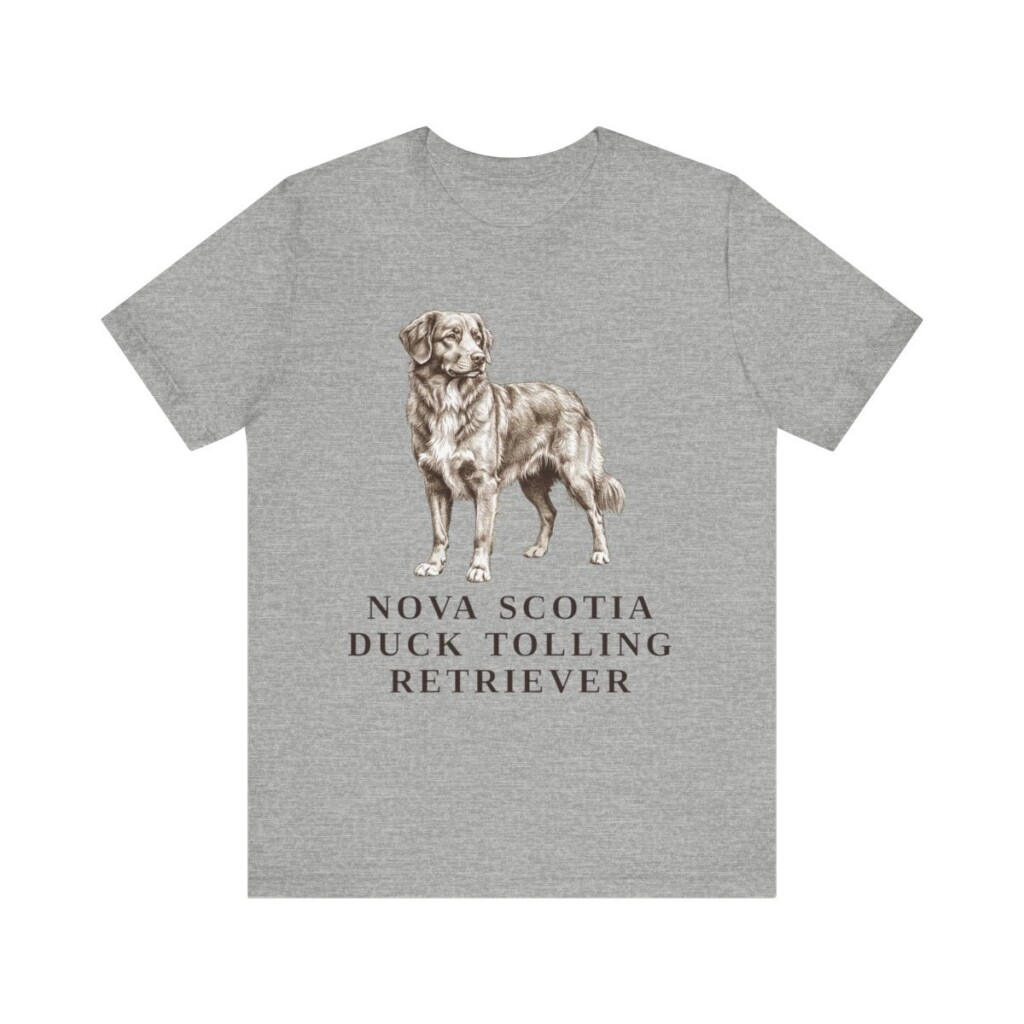 Nova Scotia Duck Tolling Retriever Lover Shirt, Vintage Dog Sketch Tee, Dog Lover Gift