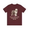 Old English Sheepdog Mom Shirt, Vintage Dog Sketch Tee, Dog Mom Gift