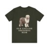 Old English Sheepdog Mom Shirt, Vintage Dog Sketch Tee, Dog Mom Gift