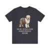 Old English Sheepdog Mom Shirt, Vintage Dog Sketch Tee, Dog Mom Gift