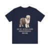 Old English Sheepdog Mom Shirt, Vintage Dog Sketch Tee, Dog Mom Gift