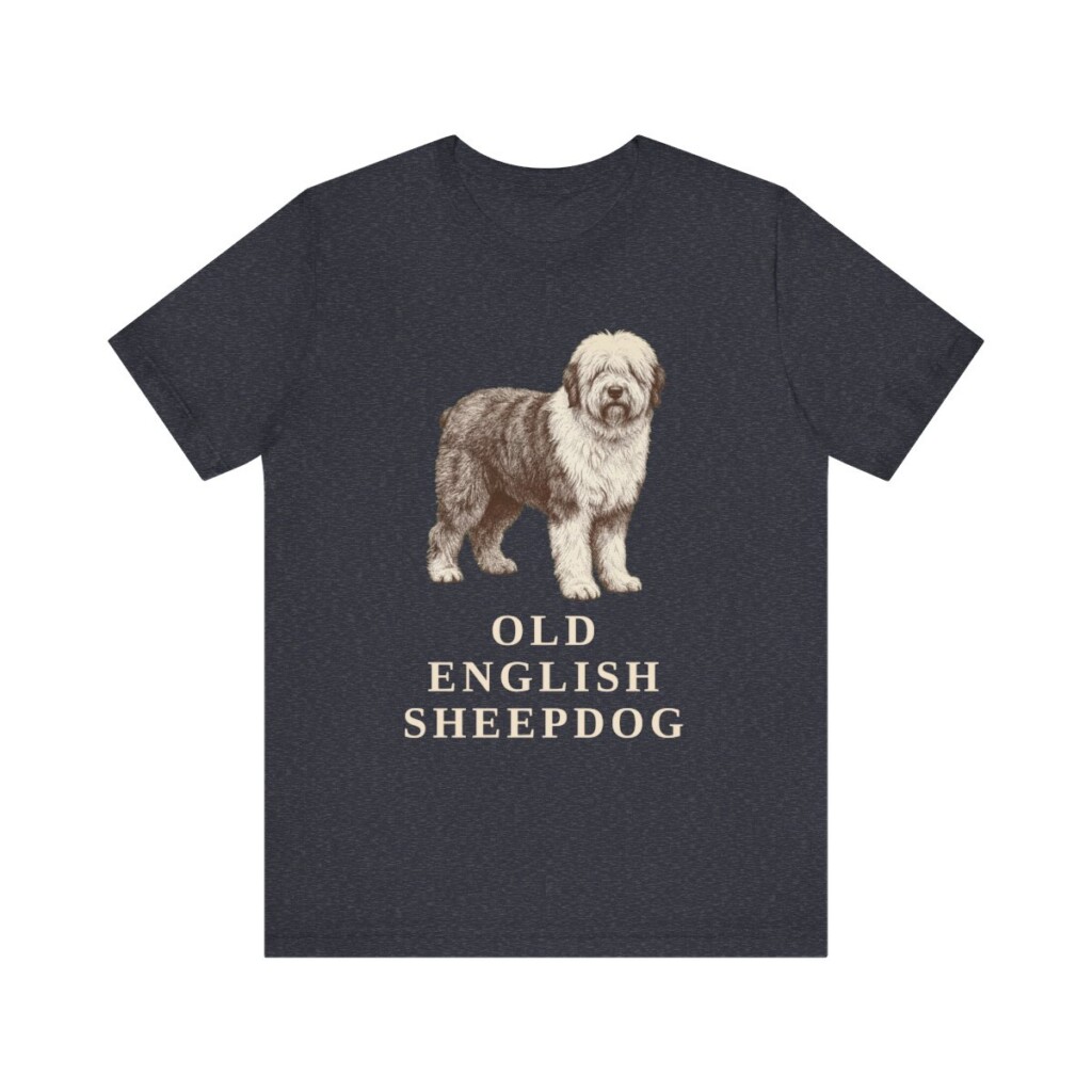 Old English Sheepdog Lover Shirt, Vintage Dog Sketch Tee, Dog Lover Gift Old English Sheepdog Lover Shirt, Vintage Dog Sketch Tee, Dog Lover Gift
