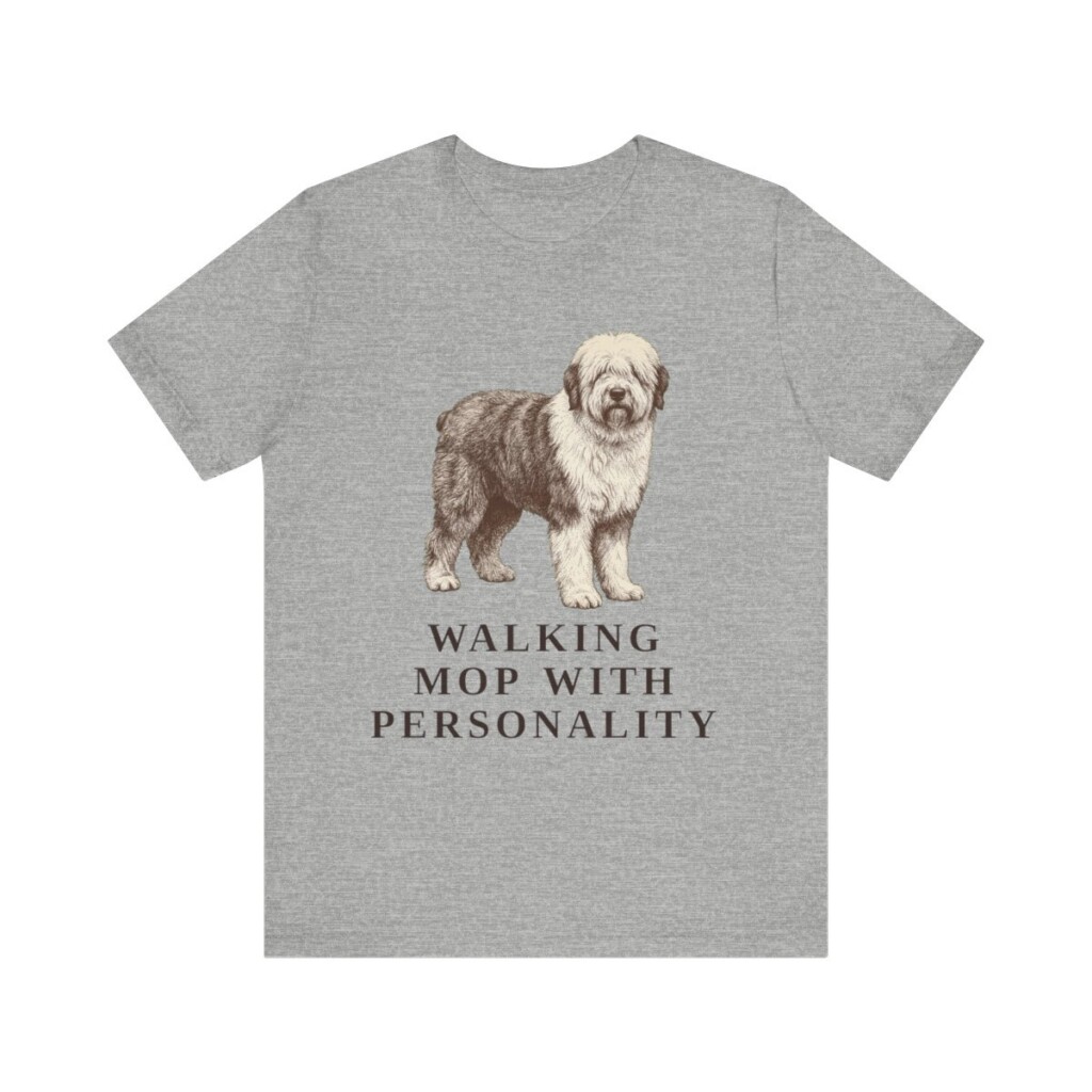 Old English Sheepdog Humor Shirt, Vintage Dog Sketch Tee, Dog Humor Gift Old English Sheepdog Humor Shirt, Vintage Dog Sketch Tee, Dog Humor Gift