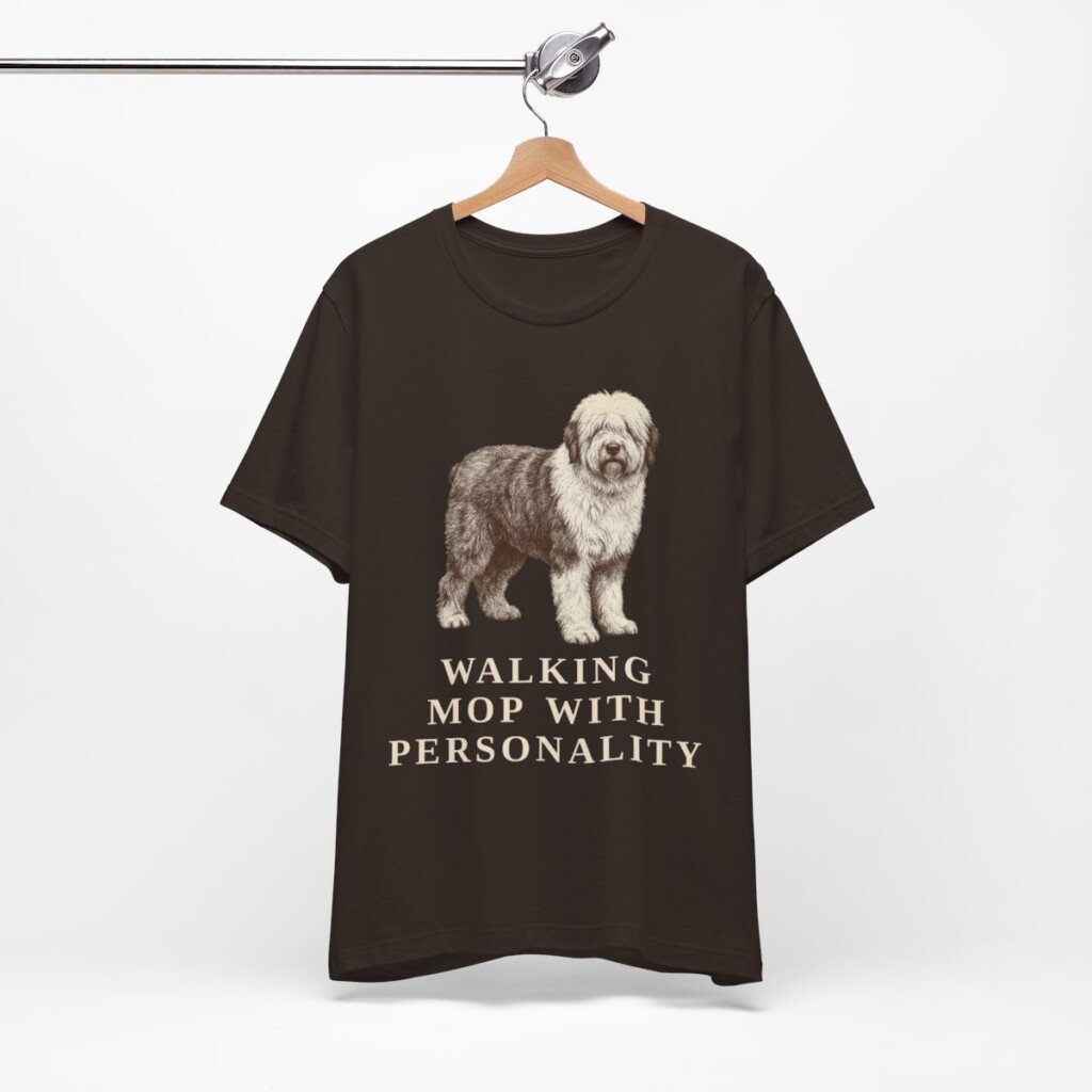 Old English Sheepdog Humor Shirt, Vintage Dog Sketch Tee, Dog Humor Gift Old English Sheepdog Humor Shirt, Vintage Dog Sketch Tee, Dog Humor Gift