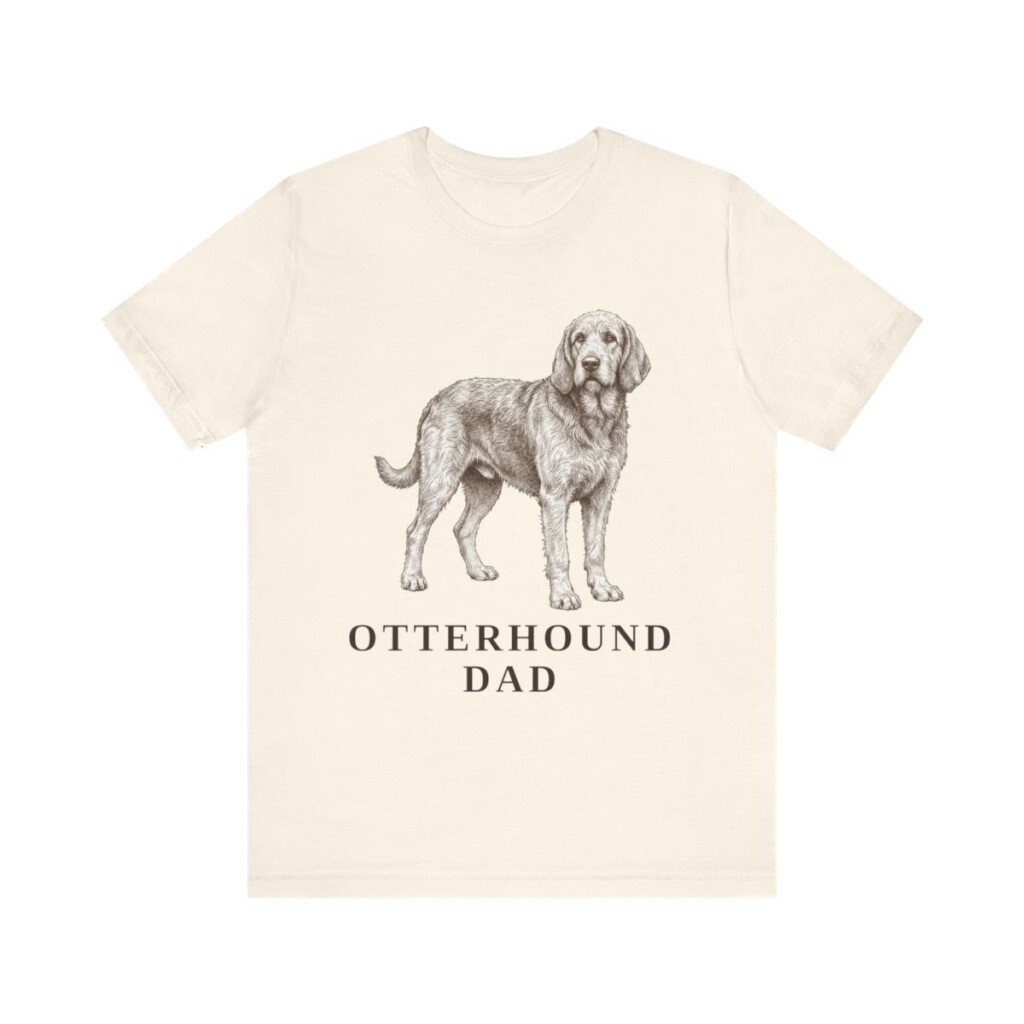 Otterhound Dad Shirt, Vintage Dog Sketch Tee, Dog Dad Gift Otterhound Dad Shirt, Vintage Dog Sketch Tee, Dog Dad Gift