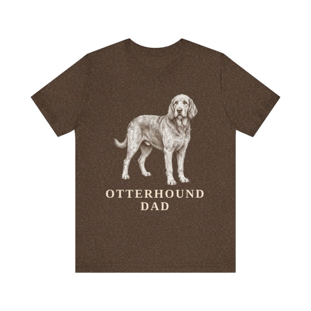 Otterhound Dad Shirt, Vintage Dog Sketch Tee, Dog Dad Gift Otterhound Dad Shirt, Vintage Dog Sketch Tee, Dog Dad Gift