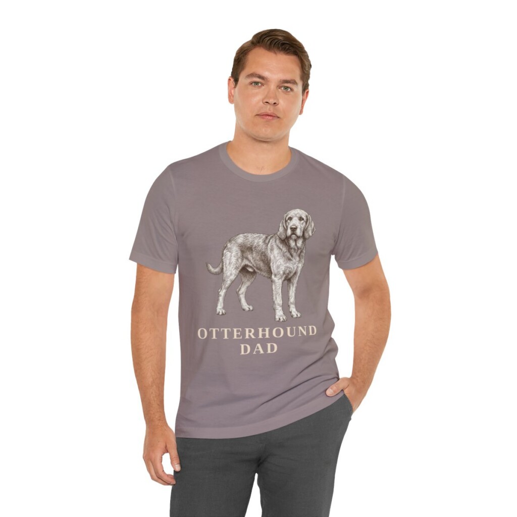 Otterhound Dad Shirt, Vintage Dog Sketch Tee, Dog Dad Gift Otterhound Dad Shirt, Vintage Dog Sketch Tee, Dog Dad Gift